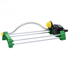 Oscillating Sprinkler Green, Yellow, Silver PP, Aluminu...