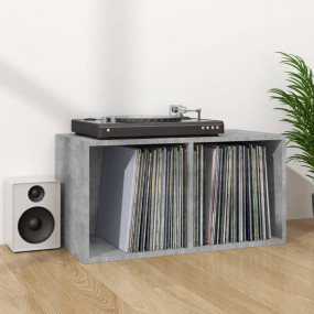 LP Storage Box Concrete Grey Engineered Wood Medium