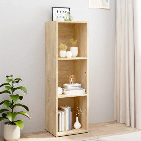 Book Cabinet Sonoma oak Engineered wood Medium Book Cab...