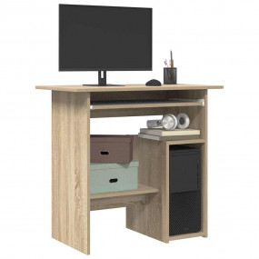 Desk Sonoma oak Engineered wood Compact Sleek Desk