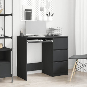 Desk Black Engineered wood Medium Desk Rectangular Mode...