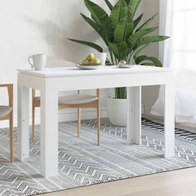 Dining Table White Engineered wood