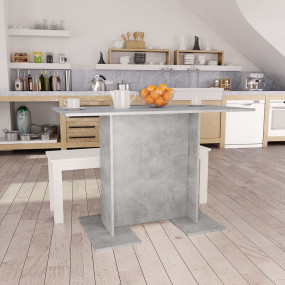 Dining Table Concrete grey Engineered wood Standard Min...