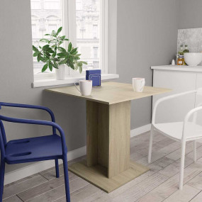 Dining Table Sonoma oak Engineered wood Medium Durable