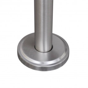 Mailbox stand Silver Stainless steel 47.2 x 39.4 in Dur...