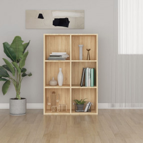 Book Cabinet Sonoma Oak Engineered Wood Medium Book Cab...