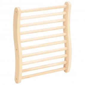 Sauna Backrest Natural wood color Solid pine wood