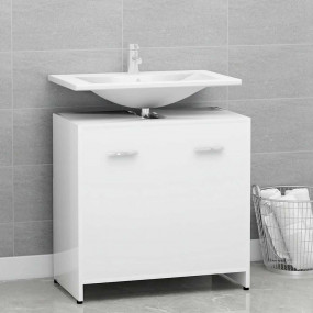 Bathroom Cabinet White Engineered wood
