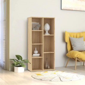Book Cabinet Sonoma oak Engineered wood Medium Book Cab...