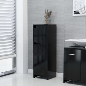 Bathroom Cabinet Black Engineered wood Medium Bathroom ...