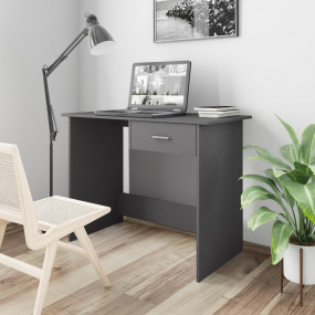 Desk Grey Engineered wood Medium Desk Rectangular Moder...