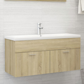 Sink Cabinet Sonoma oak Engineered wood Standard