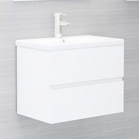 Sink Cabinet White Engineered wood Medium Sink Cabinet