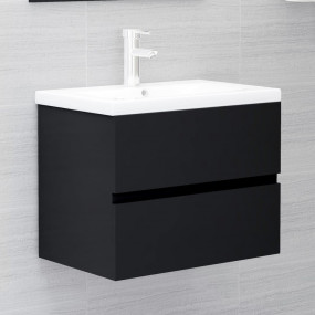 Sink Cabinet Black Engineered wood Standard Sink Cabine...