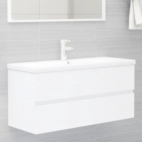 Sink Cabinet White Engineered wood Medium Sink Cabinet