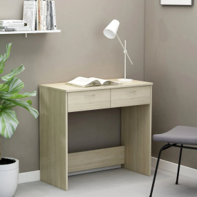 Desk Sonoma oak Engineered wood Compact Computer Desk