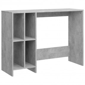 Desk Concrete grey Engineered wood Compact Shelving Des...