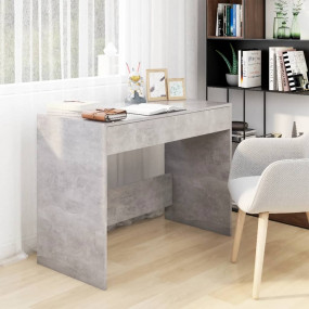 Desk Concrete gray Engineered wood Standard Storage Des...