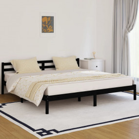 Day Bed Black Solid pine wood Super King Durable Day Be...