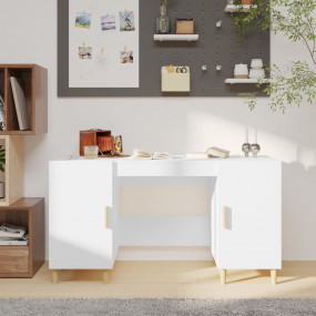 Desk White Engineered wood 55.1 in x 19.7 in x 29.5 in ...