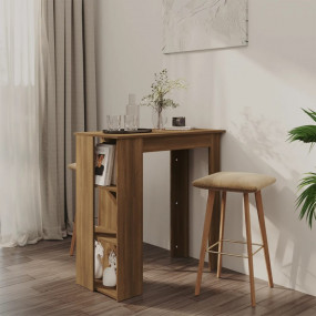 Bar Table Brown oak Engineered wood Medium Bar Table