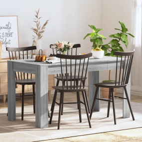 Dining Table Grey Sonoma Engineered Wood 55.1 x 29.3 x ...