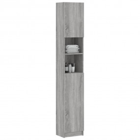 Bathroom Cabinet Grey sonoma Engineered wood Tall and n...