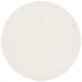 Table Top White Solid Pine Wood 31.5 in Table Top Round
