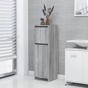 Bathroom Cabinet Grey sonoma Engineered wood 11.8 x 11....