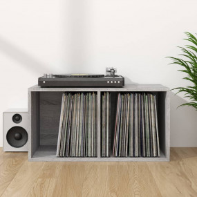 LP Storage Box Gray Sonoma Engineered Wood Medium