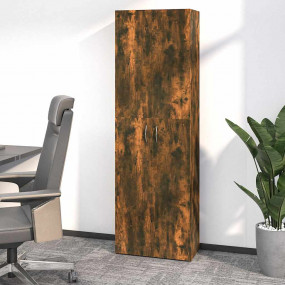 Office Cabinet Smoked oak Engineered wood Tall Office C...