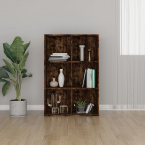 Book Cabinet Smoked oak Engineered wood 25.9 x 11.8 x 3...