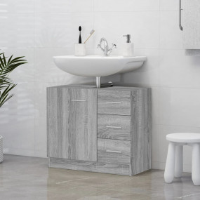 Sink Cabinet Grey Sonoma Engineered Wood Medium Sink Ca...