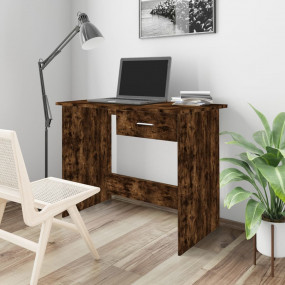 Desk Smoked oak Engineered wood Medium Desk Rectangular