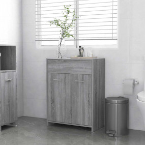 Bathroom Cabinet Grey Sonoma Engineered wood