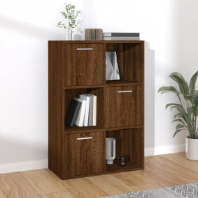 Storage Cabinet Brown Oak Engineered Wood 23.6 x 11.6 x...