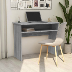 Desk Grey Sonoma Engineered Wood Standard Desk Rectangu...