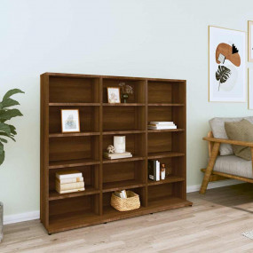 CD Cabinet Brown Oak Engineered Wood