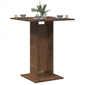 Bistro Table Brown oak Engineered wood Small Durable