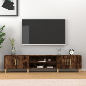 TV Cabinet Smoked Oak Engineered wood