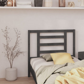 Headboard Grey Solid pine wood Standard Headboard Size