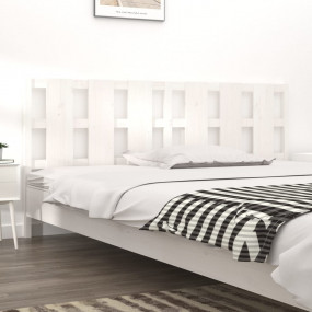 Bed Headboard White Solid pine wood Standard Bed Headbo...