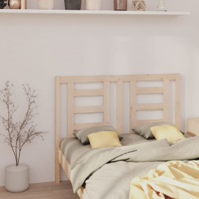 Headboard Natural Wood Solid pinewood 49.6 x 1.6 x 39.4...