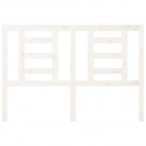 Headboard White Solid Pine Wood Medium Durable Headboar...
