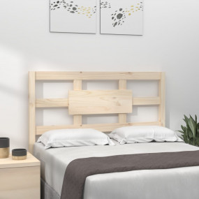 Bed Headboard Natural wood Solid pine wood Medium