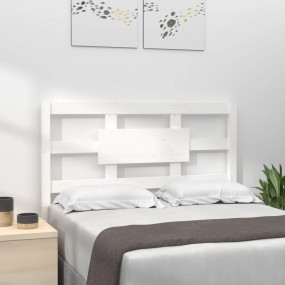 Bed Headboard White Solid pine wood Standard Bed Headbo...