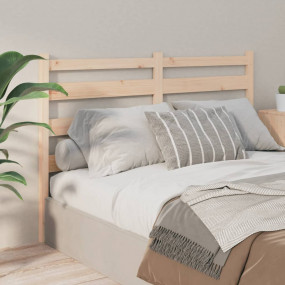 Bed Headboard Natural Wood Solid Pine Wood Large