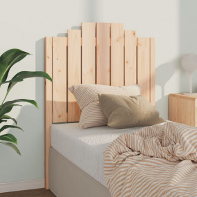 Bed Headboard Natural Pine Solid Pine Wood Standard Bed...