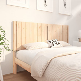 Bed Headboard Natural Pine Solid pine wood