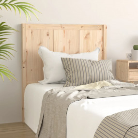 Bed Headboard Natural Pine Solid Pine Wood Standard Twi...